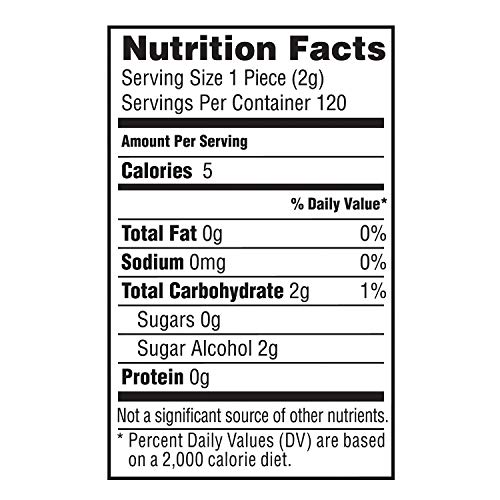 ORBIT WHITE Peppermint Gum - Sugar-Free Chewing Gum, Resealable Bag 120 Pieces, 8 Pack - image 2