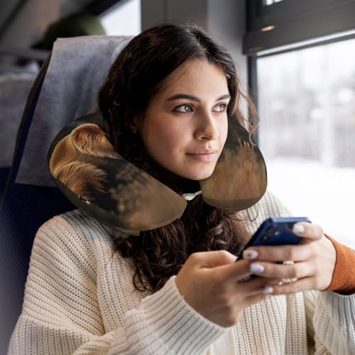 Almohada de viaje U ergonómica con relleno de poliéster miniatura 6
