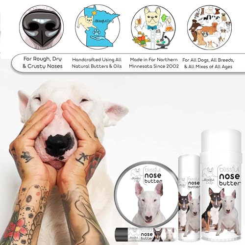Image of The Blissful Dog Bull Terrier Unscented Nose Butter - Dog Nose Butter, 2 Ounce