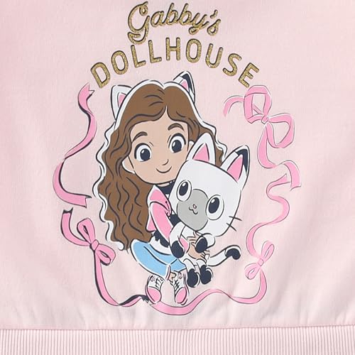 DREAMWORKS GABBY'S DOLLHOUSE Girls Long Sleeve Tulle Dress for Toddler and Big Kids2