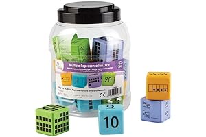 hand2mind Ten Frame Foam Dice