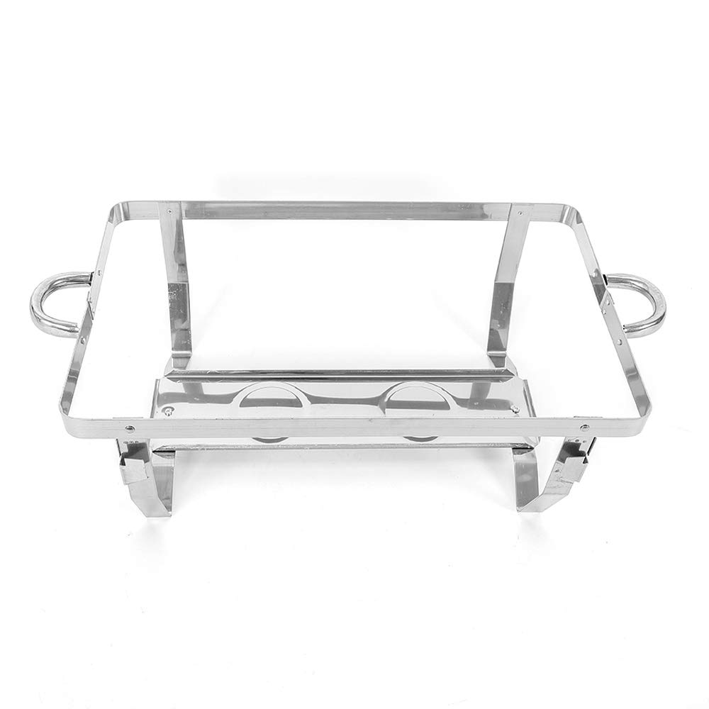 3 Grid Chafing Dish podgrzewacz do jedzenia ze stali nierdzewnej 9 l, podgrzewacz do bufetu z pokrywką, pojemnik na ciepło, płyta grzewcza do cateringu, bufetu, na imprezę