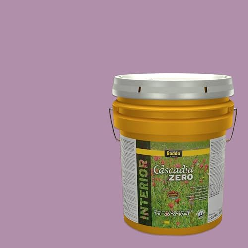 Miniatura 7 de Rodda Paint CASCADIA ZERO - Pintura e imprimación semibrillante para interiores en uno, cuarto de galón, escudo de terciopelo