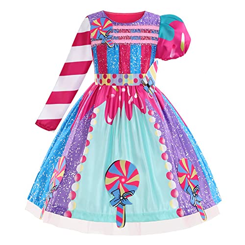Disfraz Rainbow Candy para Niñas con Media Manga miniatura 4
