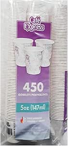 450 Pcs Café Express 5 oz.(147ml) Multi-Purpose Paper Bath Cups