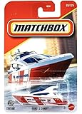 Matchbox Coast 2 Coast Boat [Red], 03/125, 1:64 Scale Diecast Toy Vehicle