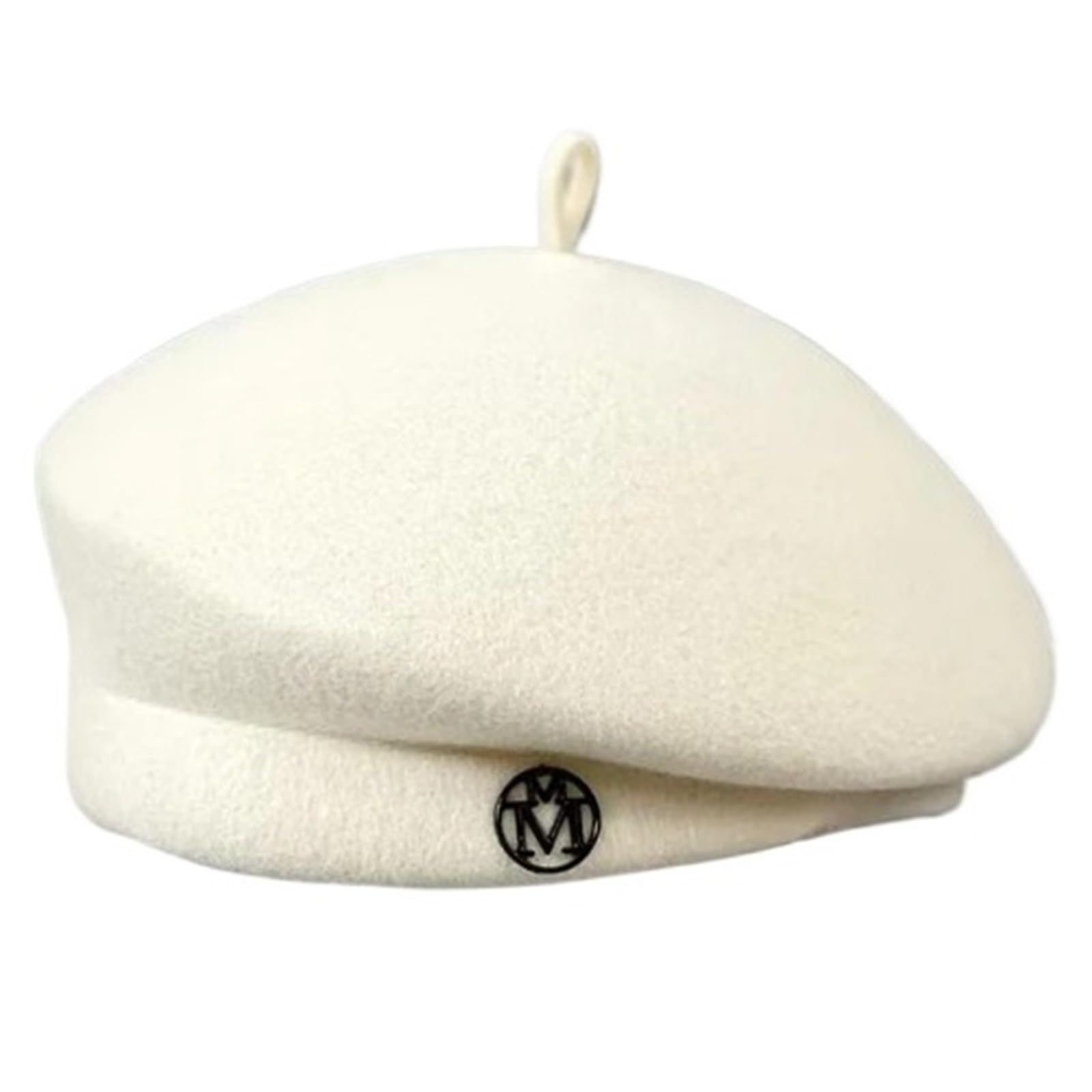 Cappello classico da donna in feltro di lana fantasia cappello più caldo cappello invernale berretto bianco nero donna Fedora cappello Fascinator cappello formale