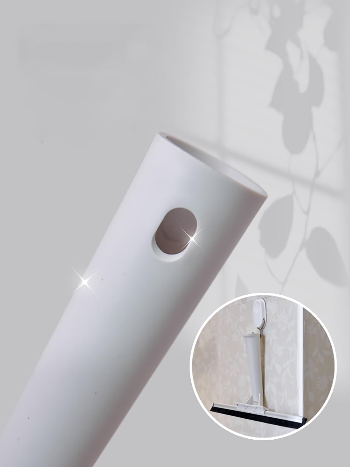 Duschabzieher Edelstahl Set, Duschwischer Doppelter Reinigungskraft Streifenfreies Abziehen für Badezimmer Glas Dusche Wasser Boden Fenster 1.2 m