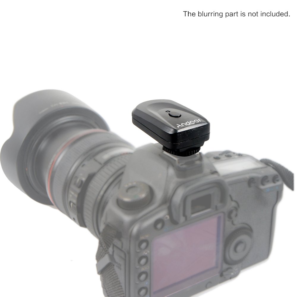 Andoer Trigger Flash a 16 canali, include 1 trasmettitore, 2 ricevitori, 1 cavo di sincronizzazione