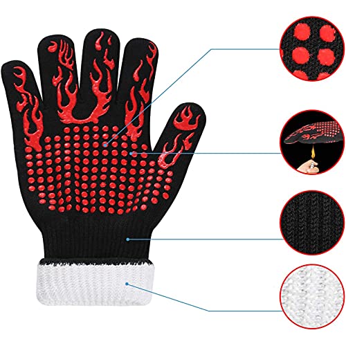 Gants en coton de qualité durable et anti-brûlures pour chef