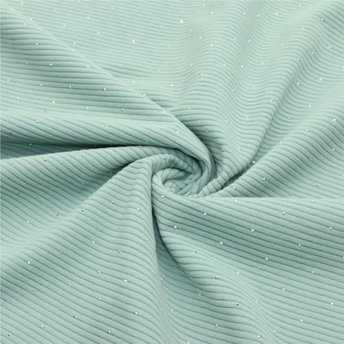 Tissu velours côtelé haute couture, coupon de 100x140 cm orné d'éclats brillants