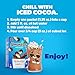 Candy Shop Cocoa ALMOND JOY Cocoa Mix, Hot Chocolate, Make Hot or Iced Cocoa, Made with Real Milk, Gluten Free, Rich Chocolate, Tropical Coconut & Almond Flavors, 1.25 oz packet (pack of 24)