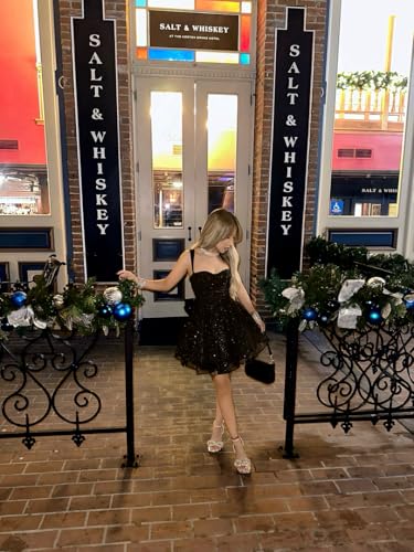 Short A Line Homecoming Dresses with Bow Spaghetti Straps Ruched Prom Graduation Dress 20254