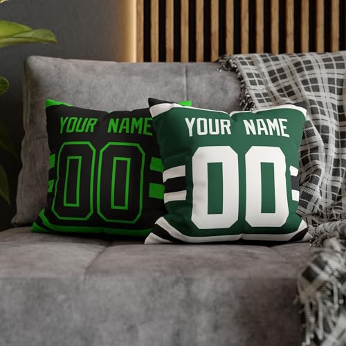 Image of ANTKING Throw Pillow 2 Packs Personalized Custom Any Name Number for Men Women Boy Gifts