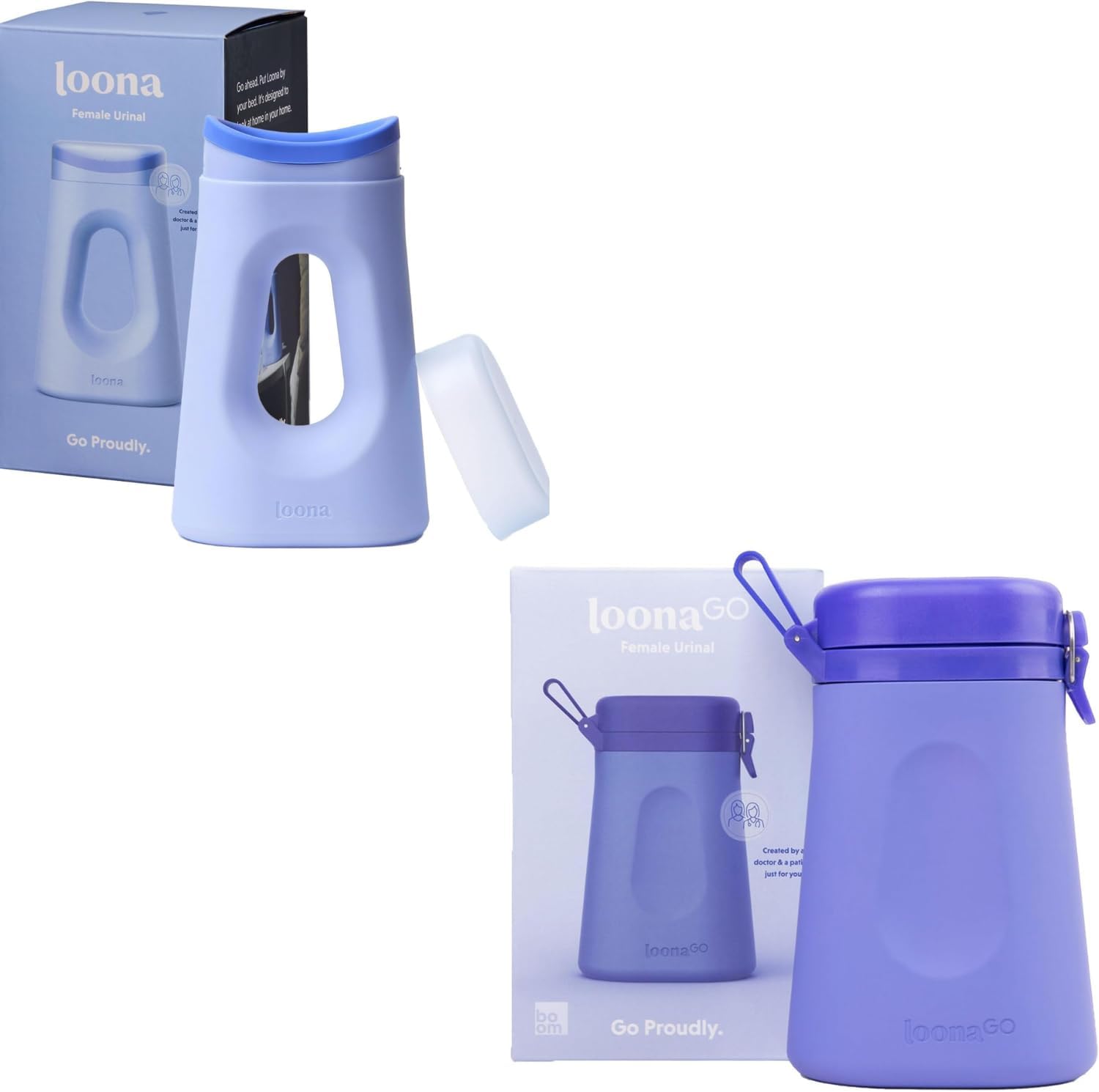 Loona & Loona Go - Portable Urinal for Women - Spill Proof - HSA/FSA Eligible