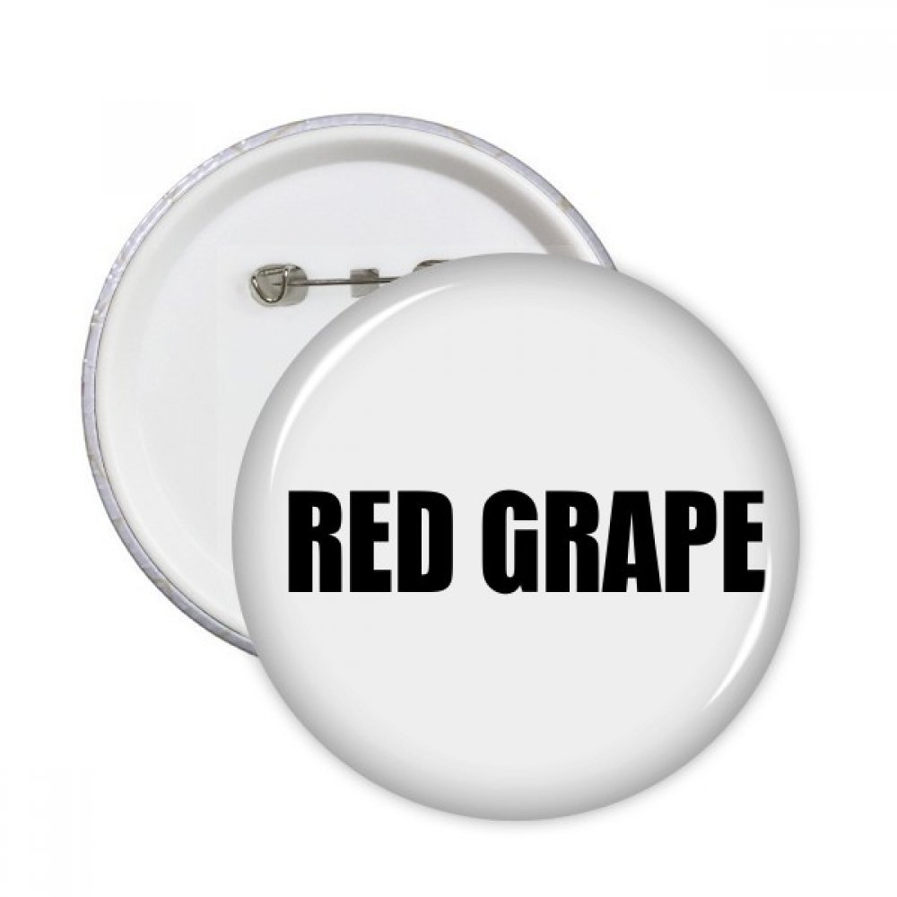 Badge Raisin rouge de qualité supérieure : bouton rond multicolore pour customisation - 3