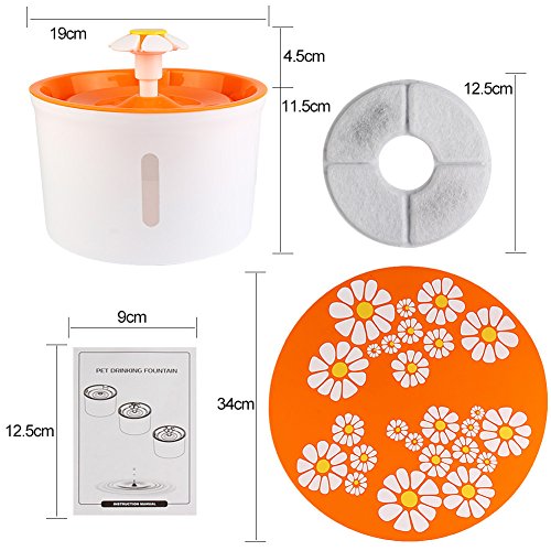 Fuente automática para agua de mascotas 1.6 L miniatura 6