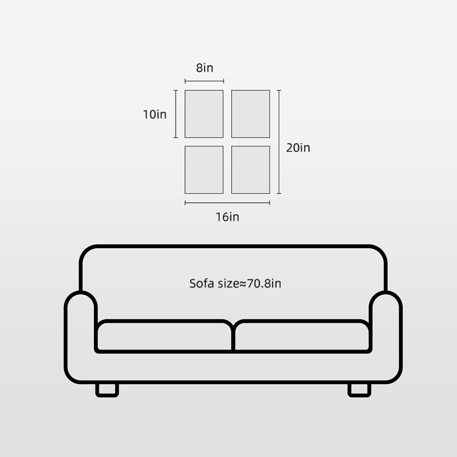 Framed Space Nursery Canvas Wall Art Prints for Baby Boy Room, Set of 4 Outer Space Themed Bedroom Decor, Astronaut Rocket Decorations for Toddler Kids Playroom Bathroom Gifts, 8x10 Inch