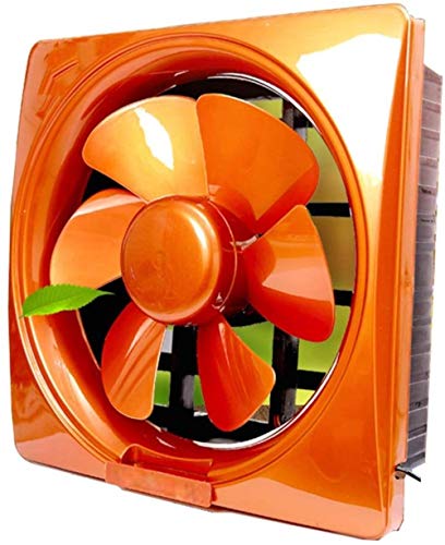Ventilador de ventilación doméstico 10 Pulgadas Extintor, Conveniente For Baño/Cocina/Sala De Estar/Dormitorio LITING (Color : Orange) Cover
