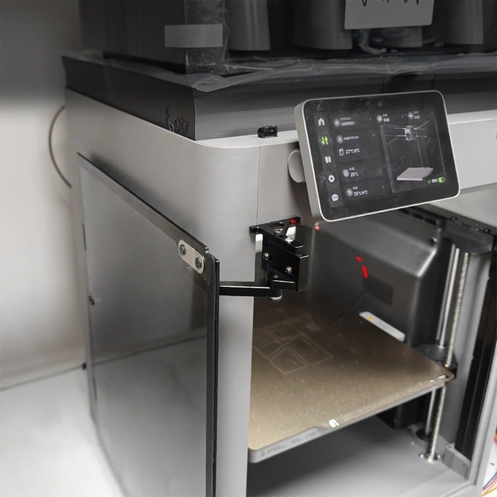 Kit de bisagra de puerta de metal de 180/270 grados, para impresora 3D P2S, reemplazo de aleación de aluminio mecanizado CNC, diseño resistente para un funcionamiento suave