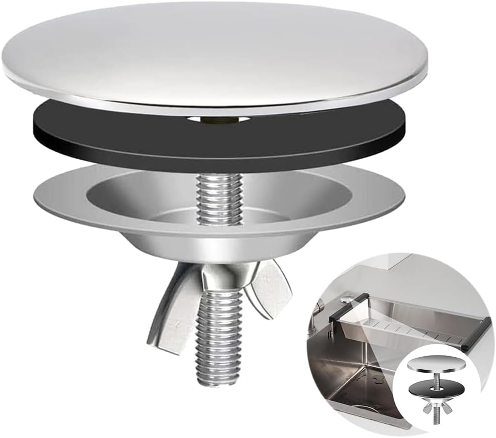 Kitchen Sink Hole Covers, Stainless Steel Sink Tap Hole Plug Matte