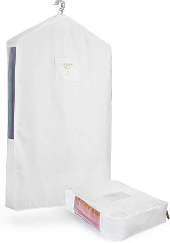 Bolsas de almacenamiento de ropa de algodón de lujo  Colgantes  Corto 40 pulgadas + bolsa de almacenamiento de suéter de 15 pulgadas  Bolsa de disponible en Yaxa Colombia