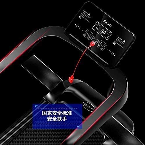 Caminadora plegable con motor eléctrico de 1 hp y pantalla LCD miniatura 4