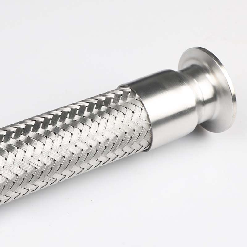 3/4 1 11/4 11/2 Stainless Steel 304 Tri Clamp Braided Flexible Hose OD 50.5mm Fit 1.5 Tri-clamp - ( Color: 50cm Long Size: 32mm X 50.5 )