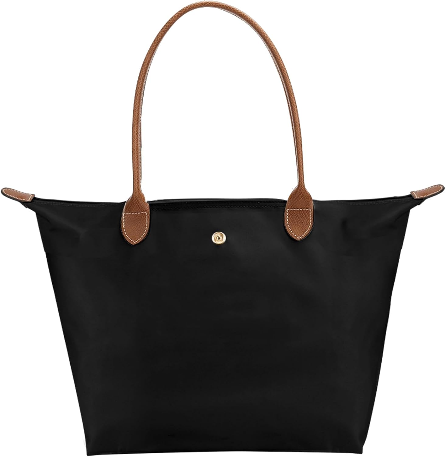 Tote Bag for Women with Purse Organizer Insert, Foldable Large Capacity Waterproof Nylon Bag for Travel, and Daily Use