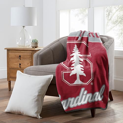 Stanford Cardinals 46" x 60" NCAA Officially Licensed Throw Blanket – Super Soft Lightweight Fleece Blanket for Game Day, Dorms, Couch, Travel & Tailgating Comfort Stanford Cardinals 46" x 60" NCAA Officially Licensed Throw Blanket – Super Soft Lightweight Fleece Blanket for Game Day, Dorms, Couch, Travel & Tailgating Comfort