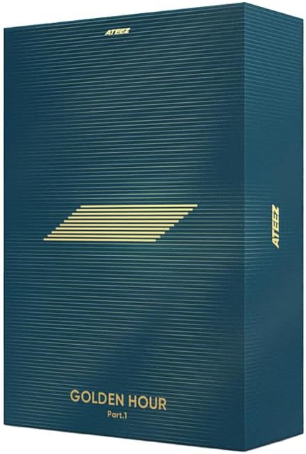 Dreamus ATEEZ Album 'GOLDEN HOUR : Part.1' DIARY Ver - K-POP Con Pre-Order Benefits E Giveaway Esclusivo BolsVos - 4