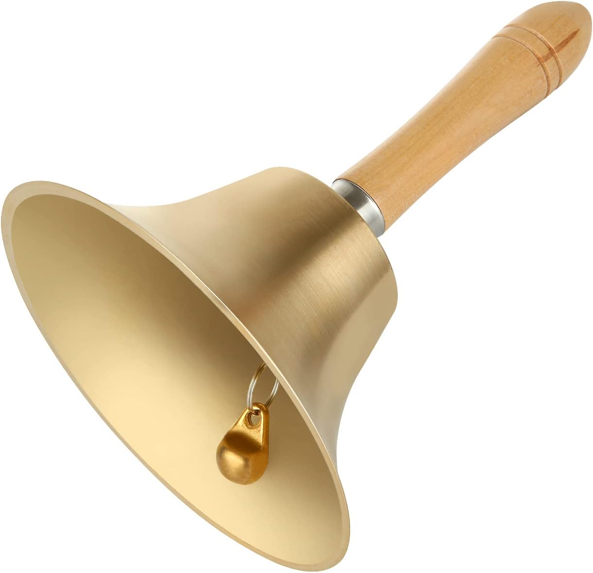 5.5 In Hand Bell with Clear Loud Sound, School Hand Bell, Hand Held