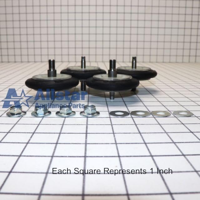 4581EL2002L Dryer Drum Roller Kit (Set of 4)