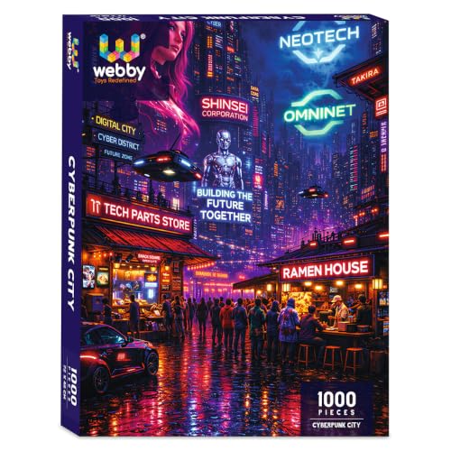 Image of Webby Cyberpunk Jigsaw Puzzle 1000 Pieces