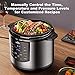 Willz 6-in-1 Multi-Use Programmable Pressure Cooker, Slow Cooker, Rice Cooker, Steamer, Sauté, & Food Warmer, 6 Qt, Stainless Steel