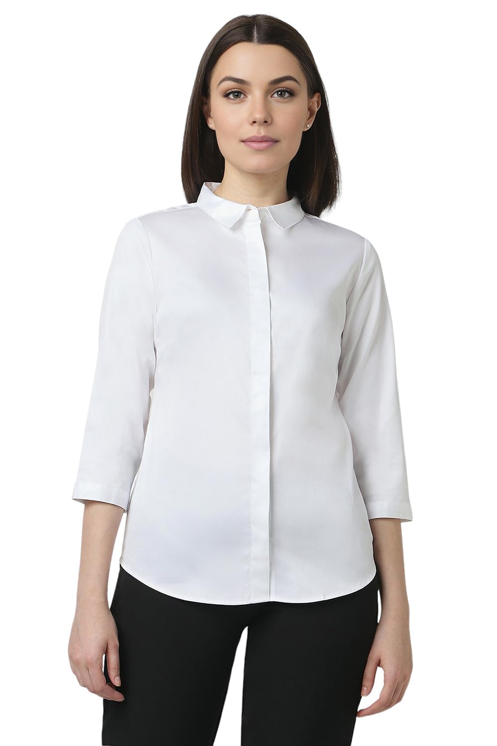 van heusen Women's Polyester Solid Regular Fit Shirt-picture-15