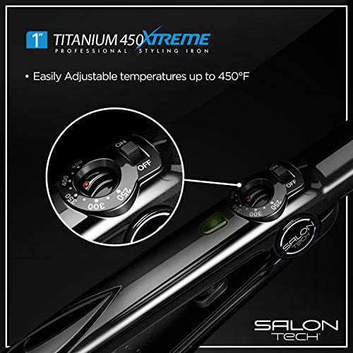Plancha de Pelo Salon Tech Titanium Xtreme 1 pulg miniatura 4