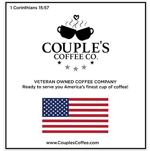 Couple's Coffee Single Serve K-Pods, White Label, Medium Roast (24 Count), Smooth Vanilla Caramel Full Blend, Coffee Lover's Favorite Coffee, Made With 100% Arabica Beans #TOP3