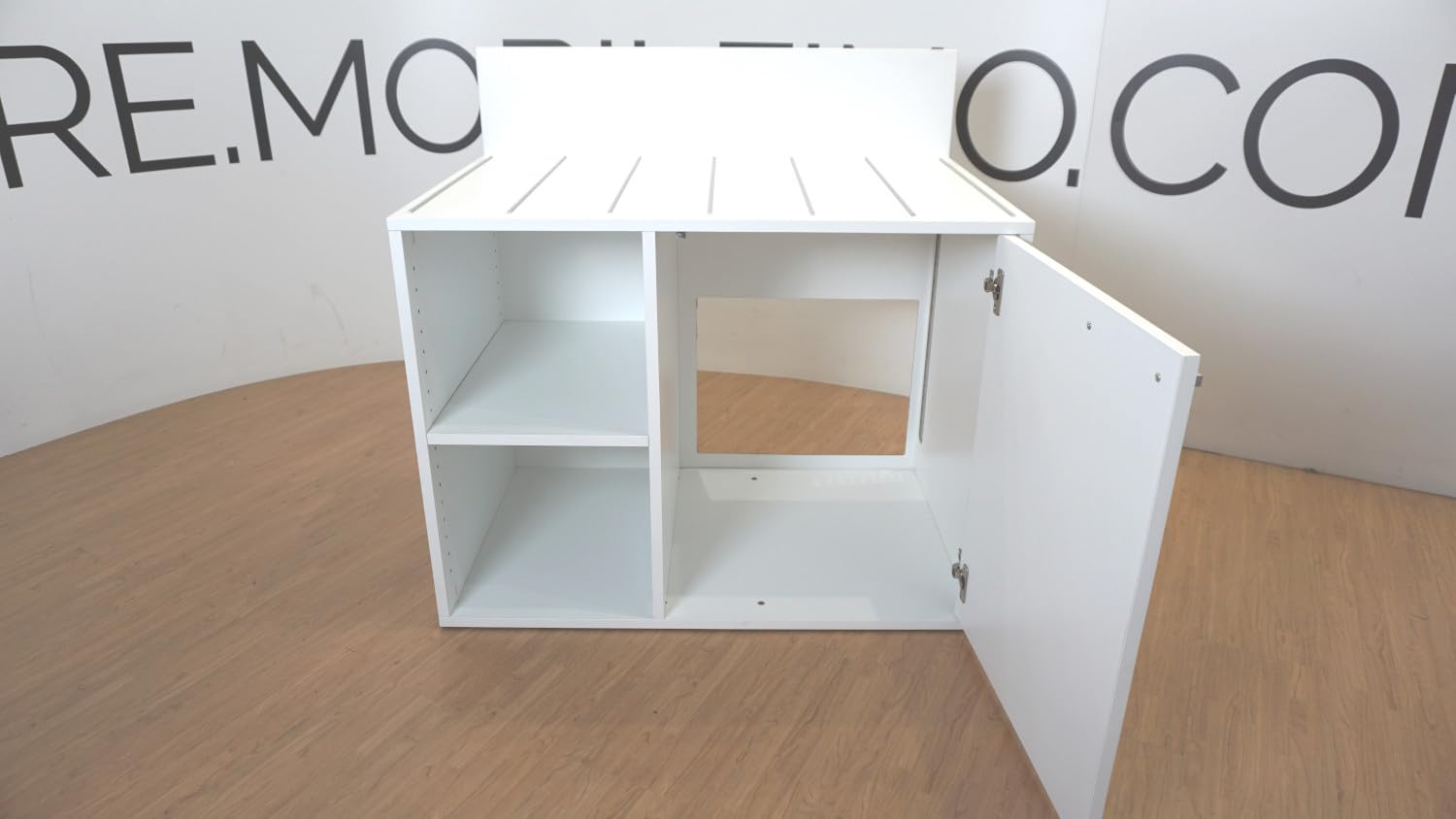 Portavaligie Design da Camera - Contenitore Multiuso con griglia di aerazione - Bianco