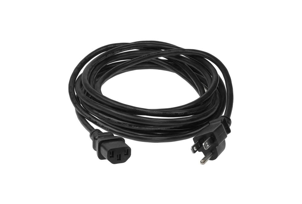 SF Cable 15ft Standard Computer Power Cord NEMA 5-15P to IEC 320 C13-18 AWG Replacement AC Power Cable for PC or Monitor - 125V, 10A