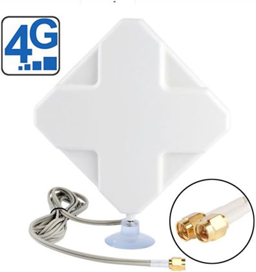 4G LTE Antenna Sma Connector Dual Mimo Outdoor Signal Booster Amplifier Receiver 35dbi High Gain Long Range Network Ethernet for Wifi Router
