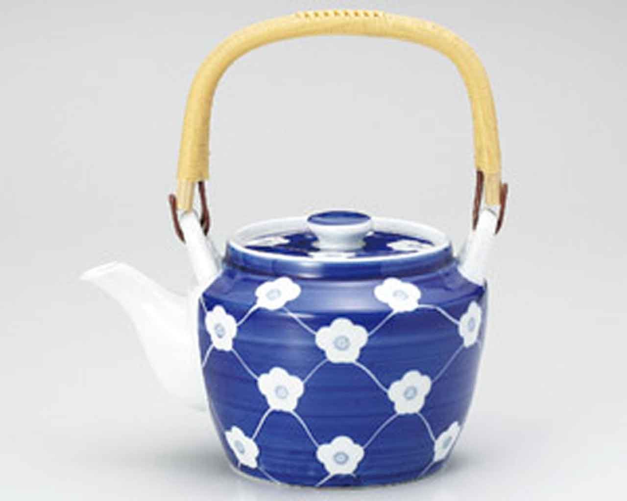 Buy Plum Flower 950cc Set of 5 Japanese Teapots White porcelain Made in