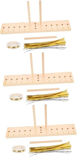 EXCEART 3 juegos de cinta para hacer lazos, herramienta de artesanía de lazos pequeños, herramienta de trenzado, guirnaldas para decoración de