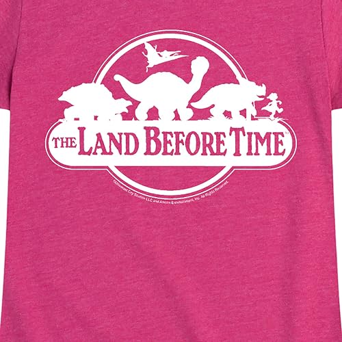 HYBRID APPAREL Land Before Time - Land Before Time Logo - Toddler and Youth Girls Short Sleeve Graphic T-Shirt3