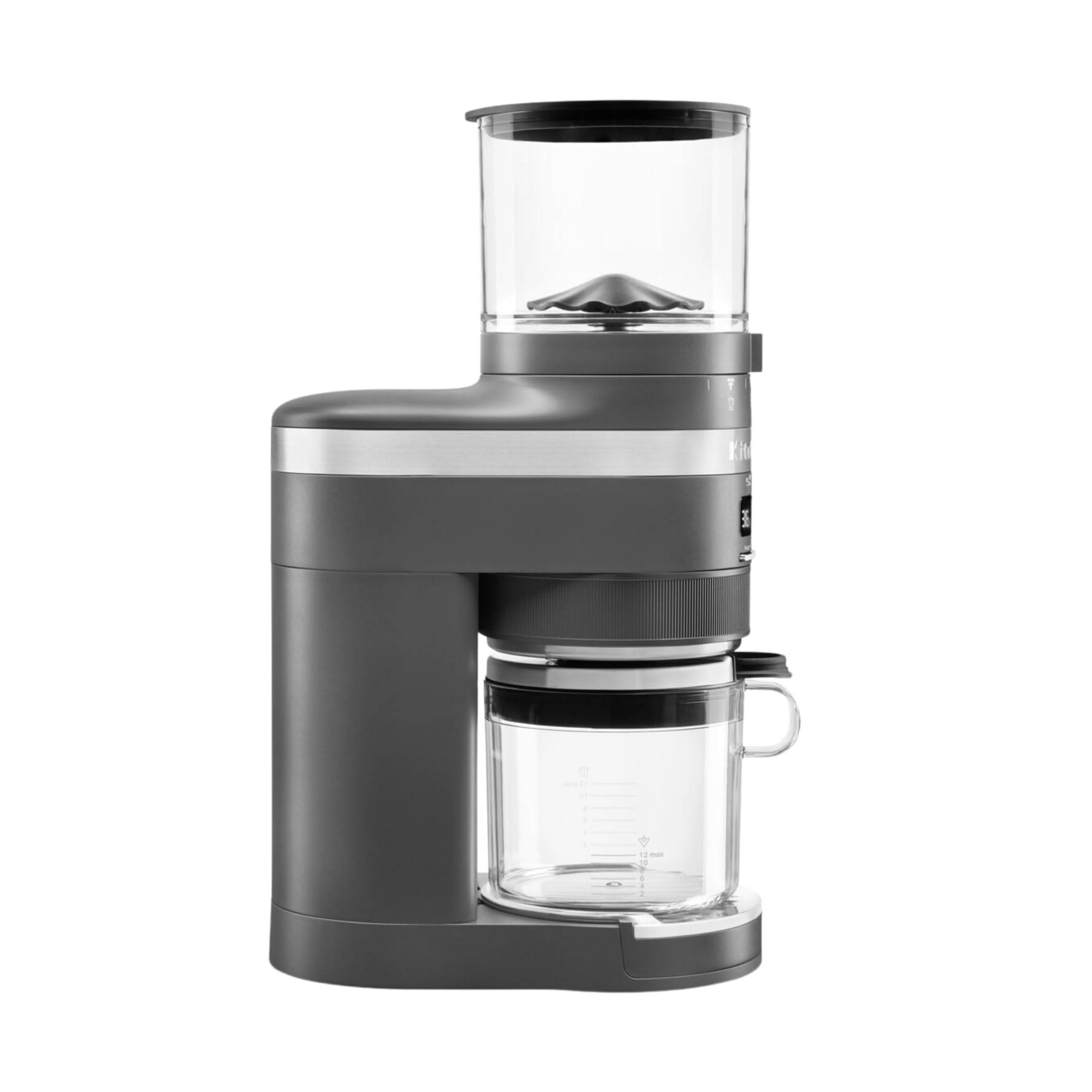 Kitchen Aid 5KCG8433EMS Artisan 5KCG8433 Moulin à café avec médaillon argenté