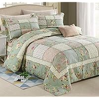 ❣️パッチワークキルト　アンティーク風❣️　ベッドカバー❣️ノスタルジック❣️ 71CatbsqYuL._AC_UF894,