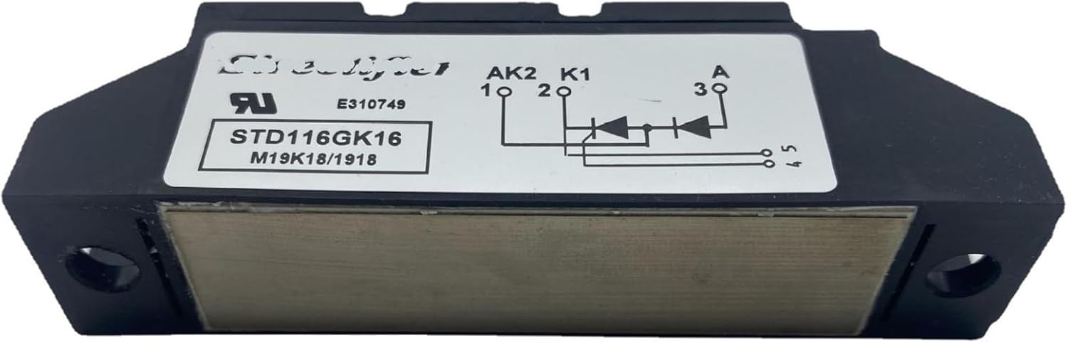 Frequency Modulated Silicon Controlled IGBT Module STD116GK16 Diode Rectifier Thyristor