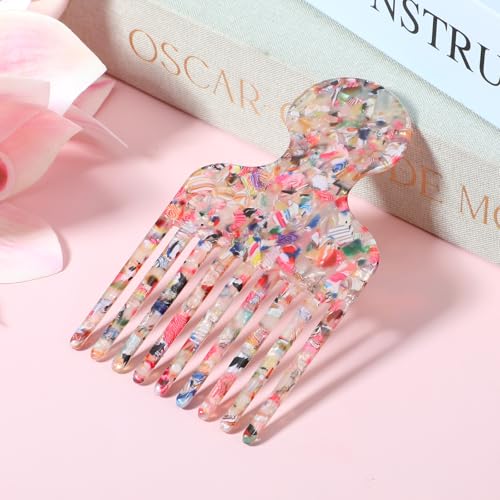 Peine Hair Pick para mujeres y hombres 12.3 cm colorido miniatura 2