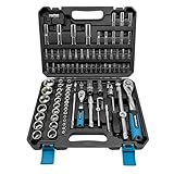 WinHolder Ratchet Wrench Socket Set DIY Tools, Bits, with Case (94PCS)