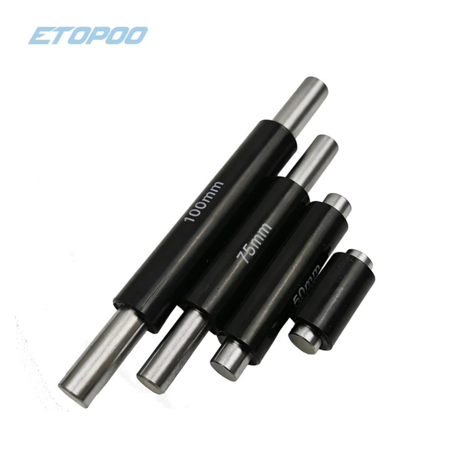 Barra de medición estándar de acero inoxidable, Varilla de calibración micrométrica, bloque medidor de calibre de 25-125mm for ID OD(350pcs)